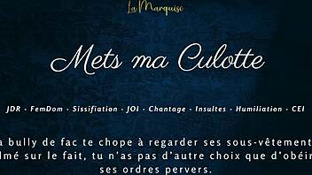 French Femdom Sissification Audio with Jerk Off Instructions