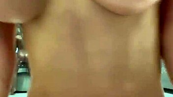 monika fox gets naked and poses in the bathroom with big tits 😍