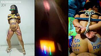 i'm trainin that slut samanta all tied up an bound for fuckin humiliation