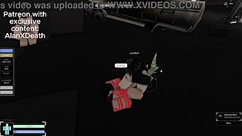 Hey, I found this precious girl and fucked her wild in Roblox Criminality condo.