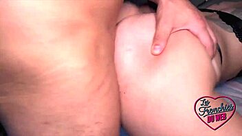 OMG, gwen this sexy french milf with lingerie and natural tits takes it hard in her tight european ass! 😈🍑