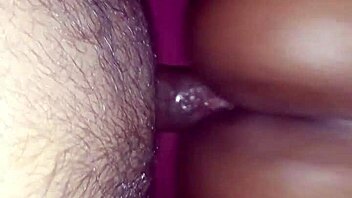 The ebony cougar gets oiled up and takes that big dick deep