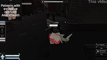 Hey, I found this precious girl and fucked her wild in Roblox Criminality condo.