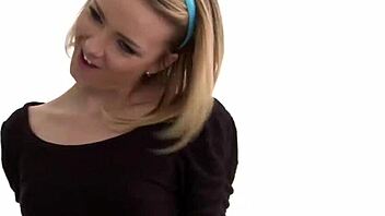 18yo Blonde Carmen Callaway Fucked Hard for Facial!