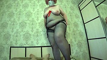 thick milf rides girlfriend with big ass shaking and huge tits swinging in pov