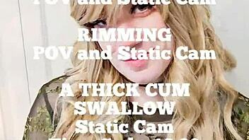 Whoa, check out Kimmi the rimming elf deep cleaning an asshole before swallowing a huge cum load.