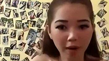 sexy asian beauty poses elegantly