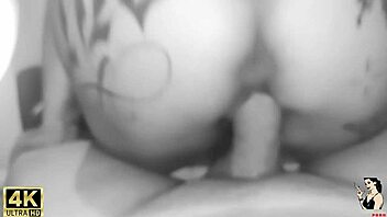 I watched the naughty aunt fist her huge ass and big pussy with buttplug in homemade trailer