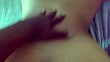 Ebony beauty bends over for quick doggy pounding from massive black cock in juicy ass