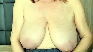 Busty milf says, I'll surprise you with my two cocks in this homemade POV action.