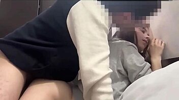 hey this skinny cutie with big ass rides passionately without condom until it's totally wrecked