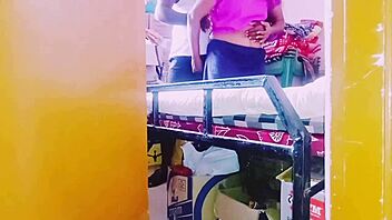 Desi Housewife Roughly Fucked By Store Keeper With Dirty Telugu Talk