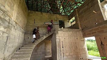 We kicked off our new building celebration with a steamy foursome, riding cocks and bending over for hardcore pounding.