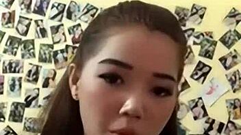 sexy asian beauty poses elegantly