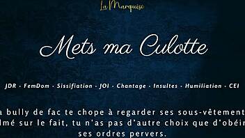 French Femdom Sissification Audio with Jerk Off Instructions