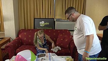 hey, check luna lips getting gangbanged with pregnant pussy fucked by many horny huge cocks in riding squirting deepthroat orgy