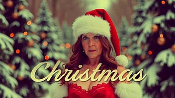 i love my christmas double dildo playtime as fat granny reaching orgasms