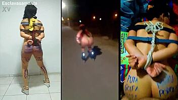 Aku latih jalang Samanta diikat dibelenggu untuk hinaan kongkek