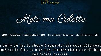 French Femdom Sissification Audio with Jerk Off Instructions