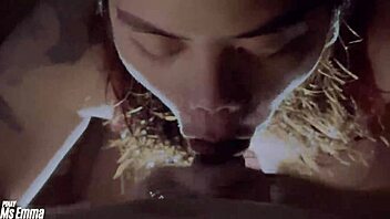 beautiful cheating wife gives close-up blowjob to friend and swallows cum in pov