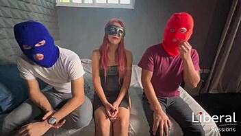 cuckold boyfriend shares his girlfriend for a porn filming session