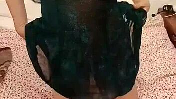 Intense encounter with a woman featuring big pussy and monster cock cum on ass