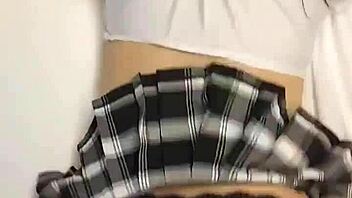 Hey, wanna see Destiny get pounded hard from behind in her sexy mini skirt?