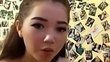 sexy asian beauty poses elegantly