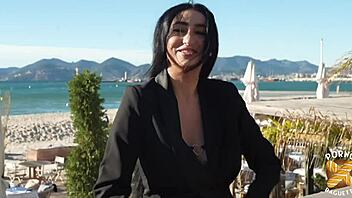 Didi dominated roughly as she wished in hairy pussy lingerie action with big natural tits