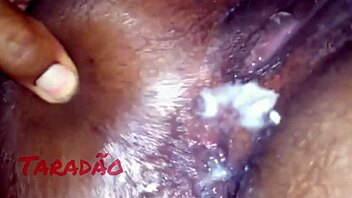 Black Slut Moans Deliciously and Cums Through Her Ass in Homemade Action