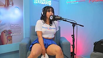 extreme homemade fetish with busty latina shoving towel deep in vagina for uncontrollable squirting orgasm