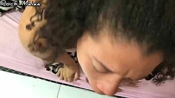 Watch how much she endures with deep face fucking, choking, and hard pounding on her big ass.