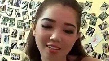 sexy asian beauty poses elegantly