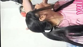 I feel so horny as this pregnant arab babe in lingerie swallows cum after dirty talk handjob