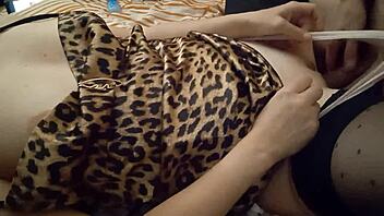 oh yeah, sexy white satin panty whore gets fucked doggystyle pov with dirty french talk and ass licking