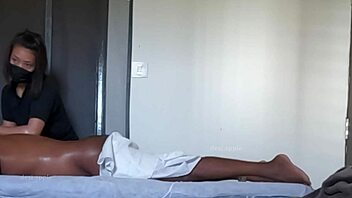 hidden cam catches intense massage session leading to surprising happy ending in part 4