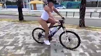 cassiana costa enjoys a ride with her blonde friend in casual settings