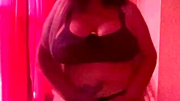 Hot sexy nena teases with lingerie and big tits leading to explosive cumshot.