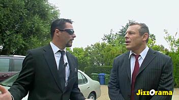 Subtle Lingerie Tease with Jizz on Big Tits from Hot Milf Brunette