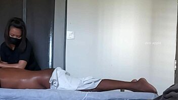 hidden cam catches intense massage session leading to surprising happy ending in part 4