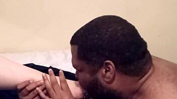 Rocky Tajauta Devours Delicious Yummy Feet In Interracial Fetish