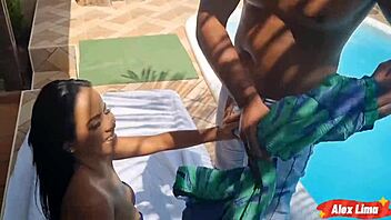 Sexy Black Big Ass Babe Gets Anal Fucked Outdoors With Ass To Mouth And Pussy Licking In Group Domination.