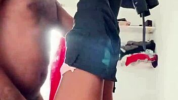 Oh yes, keep pounding me harder, moans the wife during intense homemade fetish sex.