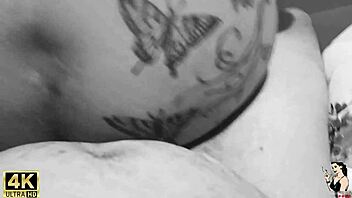 I watched the naughty aunt fist her huge ass and big pussy with buttplug in homemade trailer