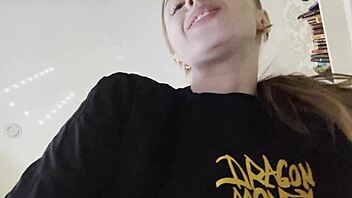 Anal VIBRATION with pussy FINGERING love for sexy solo GIRLFRIEND with natural tits