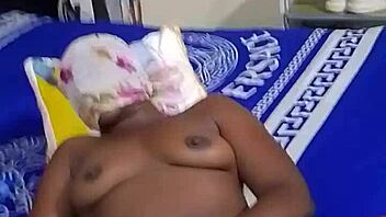 African Babe Squirts And Keeps Fingering Wet Big Pussy Lips Solo