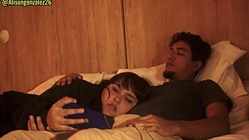 tired stepsister rests on my lap but i end up face fucking her with facial cumshot in this chubby argentinian amateur blowjob scene