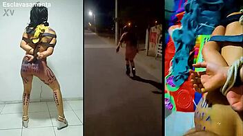 i'm trainin that slut samanta all tied up an bound for fuckin humiliation