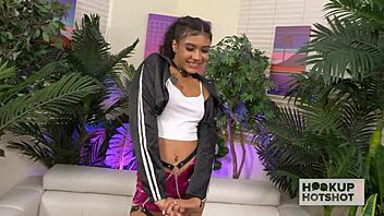 Skinny Young 18+ Latina Reina Hart Gets Wet Sloppy Fuck?