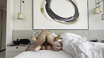 I love when he pounds my pierced nipples and tight pussy in quick afternoon sex.